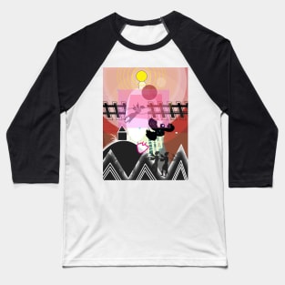 Black bird Baseball T-Shirt